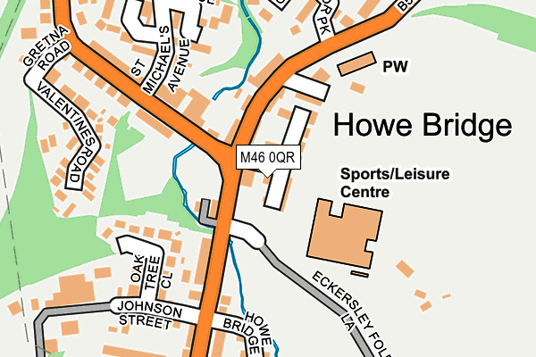 M46 0QR map - OS OpenMap – Local (Ordnance Survey)