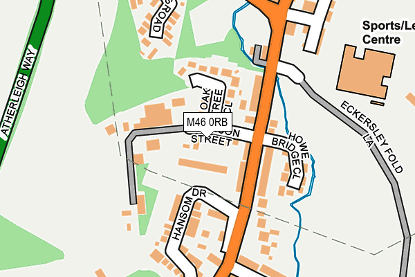 M46 0RB map - OS OpenMap – Local (Ordnance Survey)