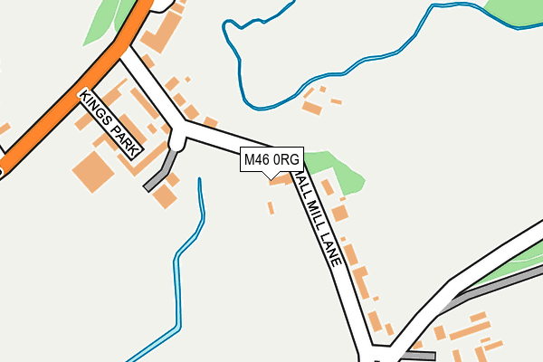 M46 0RG map - OS OpenMap – Local (Ordnance Survey)
