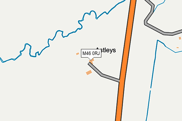 M46 0RJ map - OS OpenMap – Local (Ordnance Survey)