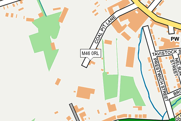 M46 0RL map - OS OpenMap – Local (Ordnance Survey)