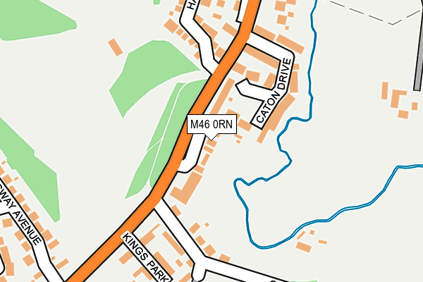 M46 0RN map - OS OpenMap – Local (Ordnance Survey)