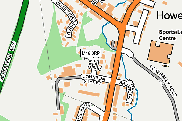 M46 0RP map - OS OpenMap – Local (Ordnance Survey)