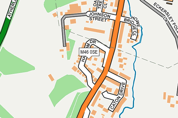 M46 0SE map - OS OpenMap – Local (Ordnance Survey)