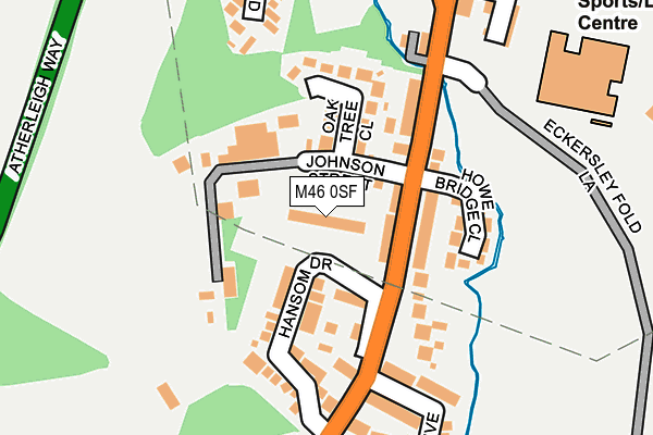 M46 0SF map - OS OpenMap – Local (Ordnance Survey)