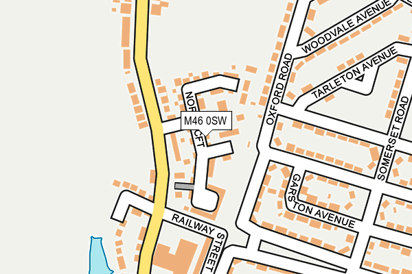 M46 0SW map - OS OpenMap – Local (Ordnance Survey)