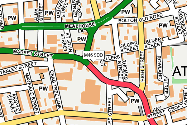 M46 9DD map - OS OpenMap – Local (Ordnance Survey)