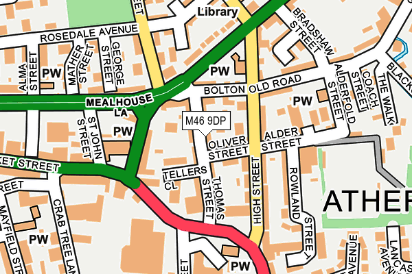 M46 9DP map - OS OpenMap – Local (Ordnance Survey)