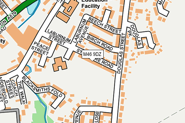 M46 9DZ map - OS OpenMap – Local (Ordnance Survey)