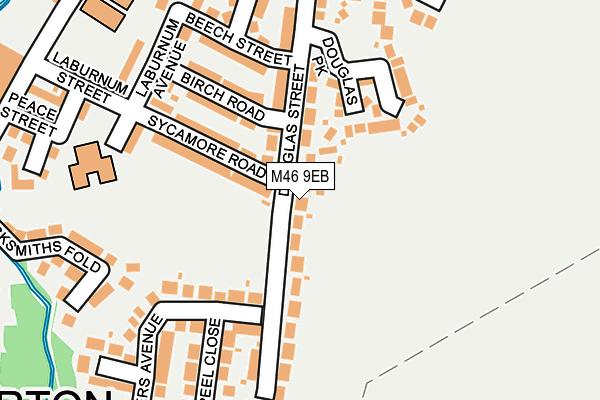 M46 9EB map - OS OpenMap – Local (Ordnance Survey)