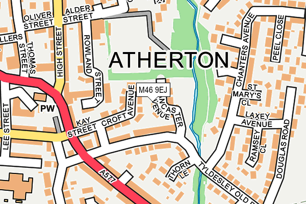 M46 9EJ map - OS OpenMap – Local (Ordnance Survey)