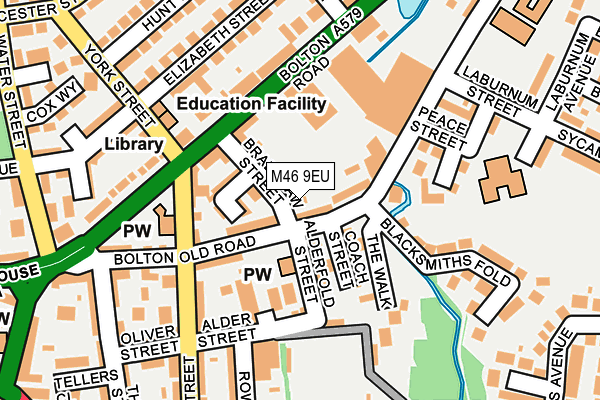 M46 9EU map - OS OpenMap – Local (Ordnance Survey)