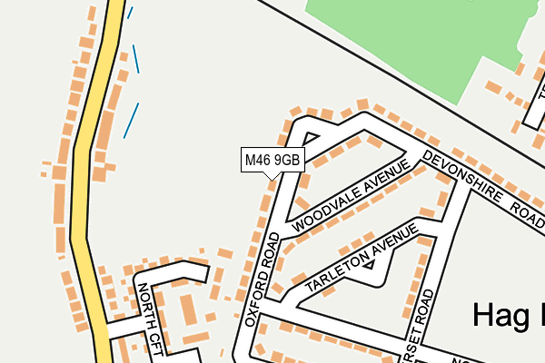 M46 9GB map - OS OpenMap – Local (Ordnance Survey)