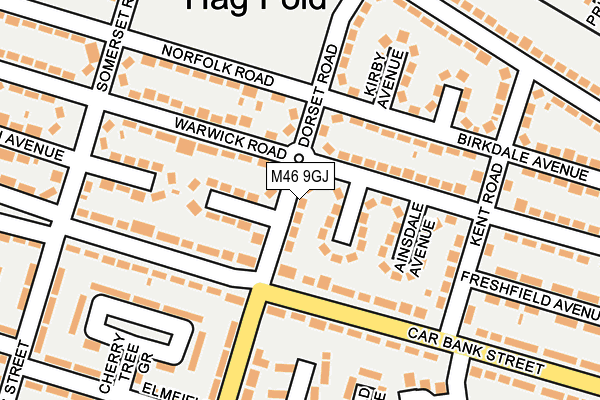 M46 9GJ map - OS OpenMap – Local (Ordnance Survey)