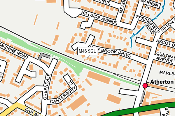 M46 9GL map - OS OpenMap – Local (Ordnance Survey)