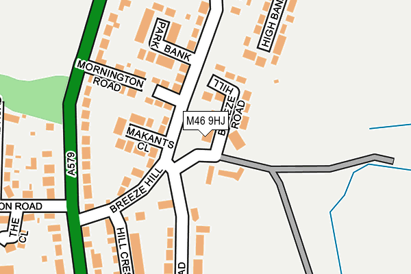 M46 9HJ map - OS OpenMap – Local (Ordnance Survey)
