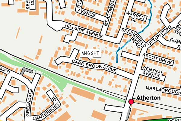 M46 9HT map - OS OpenMap – Local (Ordnance Survey)