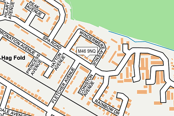 M46 9NQ map - OS OpenMap – Local (Ordnance Survey)