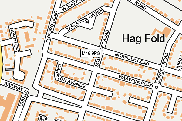 M46 9PG map - OS OpenMap – Local (Ordnance Survey)