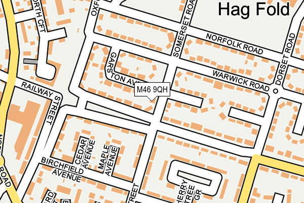 M46 9QH map - OS OpenMap – Local (Ordnance Survey)