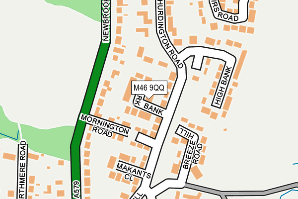 M46 9QQ map - OS OpenMap – Local (Ordnance Survey)