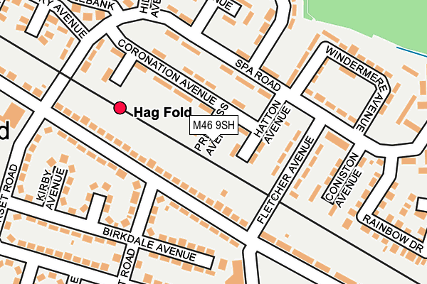 M46 9SH map - OS OpenMap – Local (Ordnance Survey)