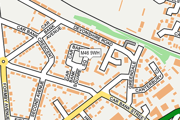 M46 9WH map - OS OpenMap – Local (Ordnance Survey)