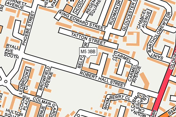 M5 3BB map - OS OpenMap – Local (Ordnance Survey)