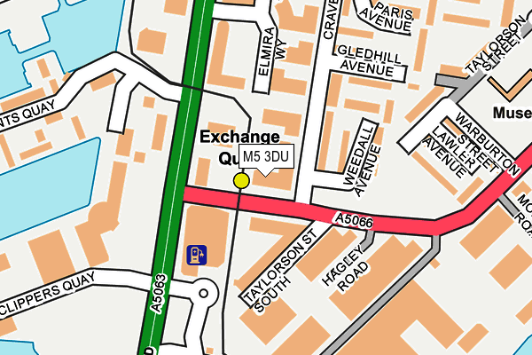 M5 3DU map - OS OpenMap – Local (Ordnance Survey)