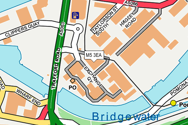 M5 3EA map - OS OpenMap – Local (Ordnance Survey)