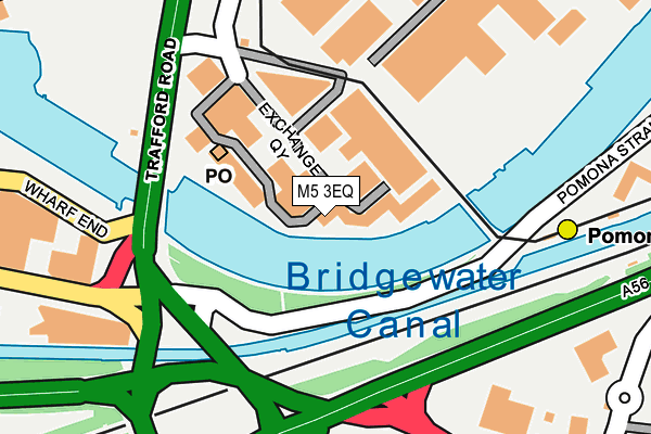 M5 3EQ map - OS OpenMap – Local (Ordnance Survey)