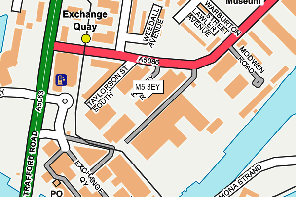 M5 3EY map - OS OpenMap – Local (Ordnance Survey)