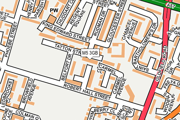 M5 3GB map - OS OpenMap – Local (Ordnance Survey)