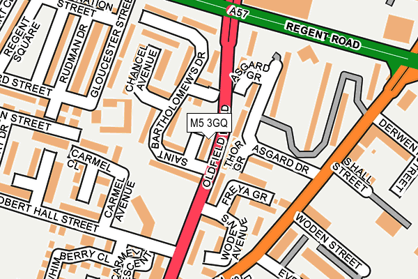 M5 3GQ map - OS OpenMap – Local (Ordnance Survey)