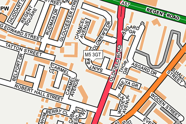 M5 3GT map - OS OpenMap – Local (Ordnance Survey)