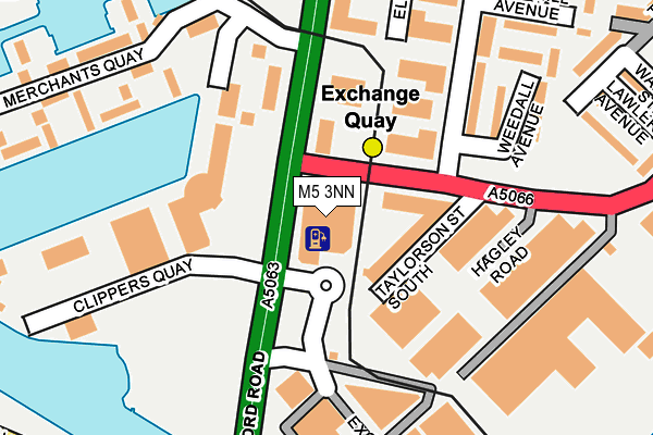 M5 3NN map - OS OpenMap – Local (Ordnance Survey)