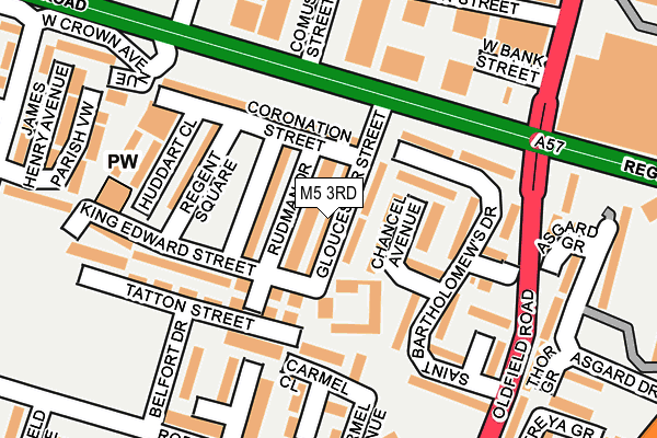 M5 3RD map - OS OpenMap – Local (Ordnance Survey)