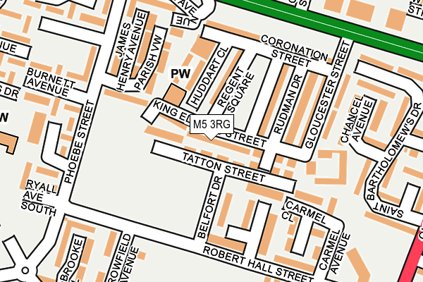 M5 3RG map - OS OpenMap – Local (Ordnance Survey)