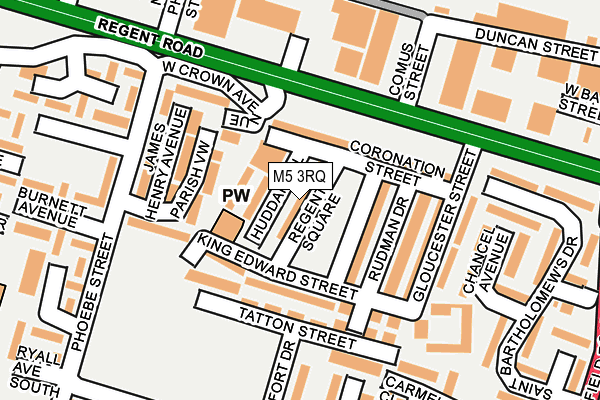 M5 3RQ map - OS OpenMap – Local (Ordnance Survey)