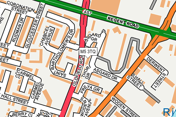 M5 3TQ map - OS OpenMap – Local (Ordnance Survey)