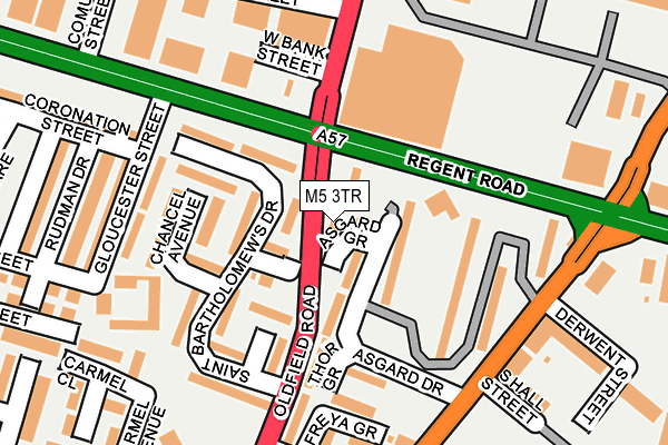 M5 3TR map - OS OpenMap – Local (Ordnance Survey)