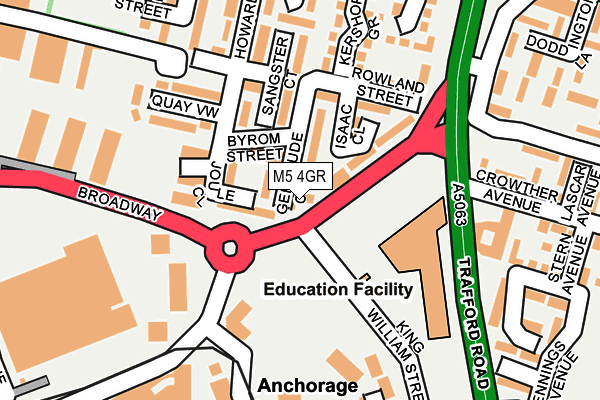 M5 4GR map - OS OpenMap – Local (Ordnance Survey)