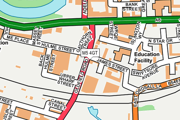 M5 4GT map - OS OpenMap – Local (Ordnance Survey)