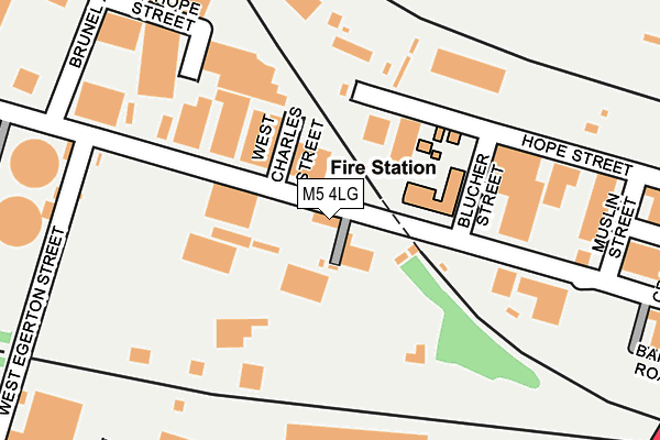 M5 4LG map - OS OpenMap – Local (Ordnance Survey)