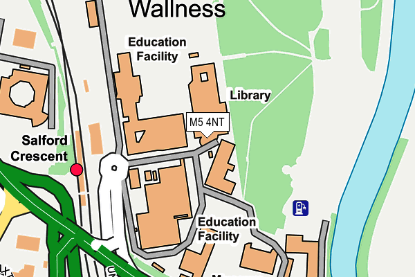 M5 4NT map - OS OpenMap – Local (Ordnance Survey)