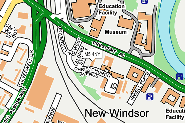 M5 4NY map - OS OpenMap – Local (Ordnance Survey)