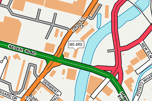 M5 4RS map - OS OpenMap – Local (Ordnance Survey)