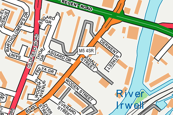 M5 4SR map - OS OpenMap – Local (Ordnance Survey)