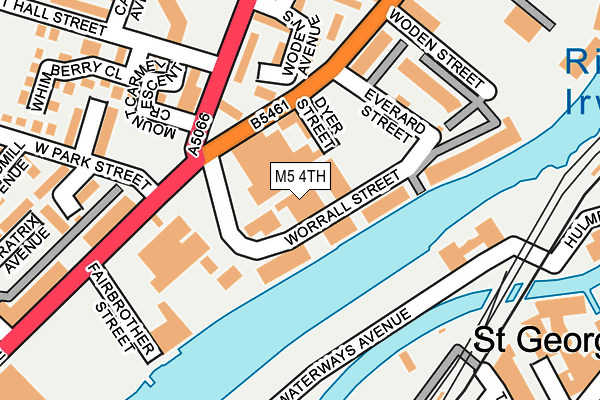 M5 4TH map - OS OpenMap – Local (Ordnance Survey)