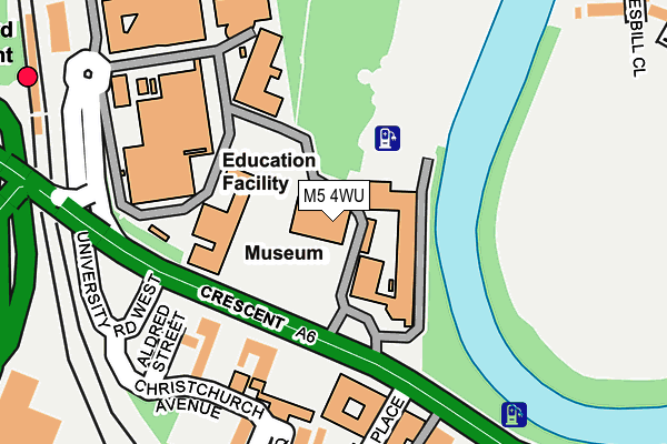 M5 4WU map - OS OpenMap – Local (Ordnance Survey)